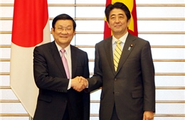 Chủ tịch nước hội đàm với Thủ tướng Nhật Bản
